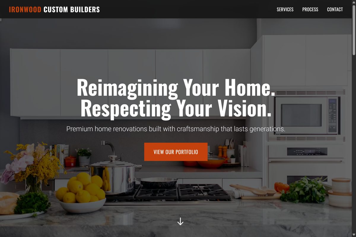 Ironwood Custom Builders demo