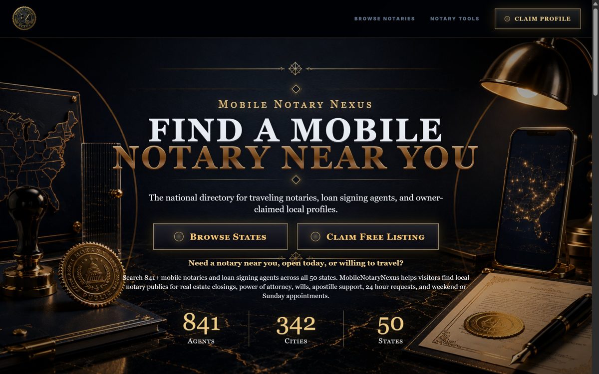 Mobile Notary Nexus
